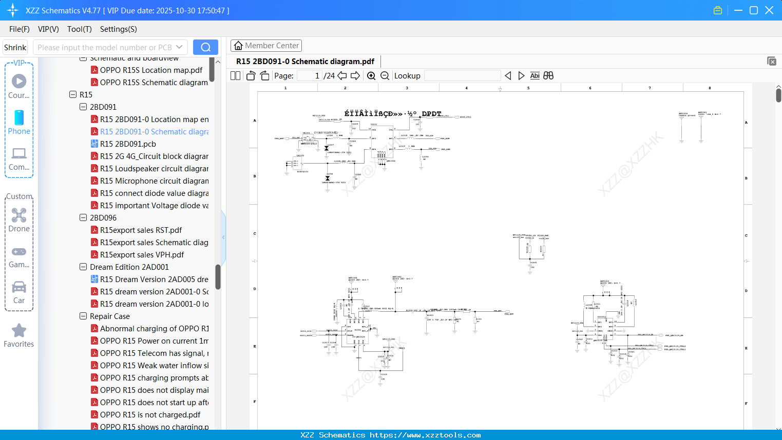 OPPO R15 2BD091-0 Schematic Diagram
